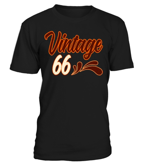 Vintage 66 Years Old Birthday T-Shirt Unisex