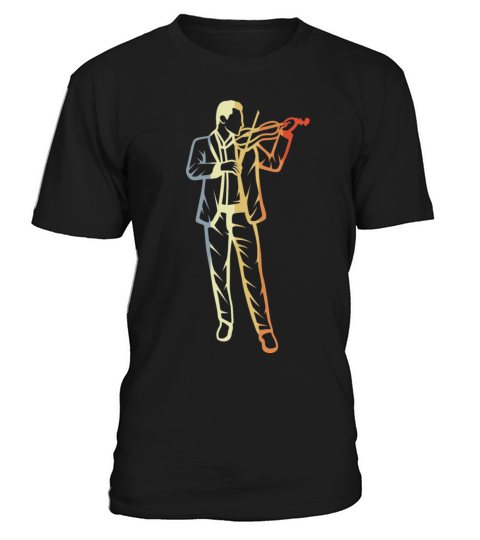 Vintage Violin Guy Drawing T-Shirt Unisex