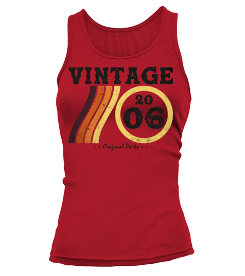 Classic Limited Edition Vintage 2006 Retro 18 Tank top Woman