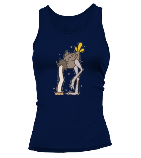 Ostrich with Head in Ground Ratite Tank top Woman