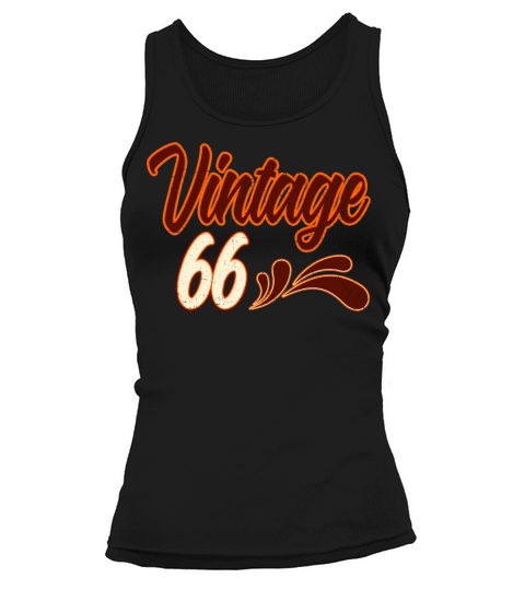 Vintage 66 Years Old Birthday Tank top Woman