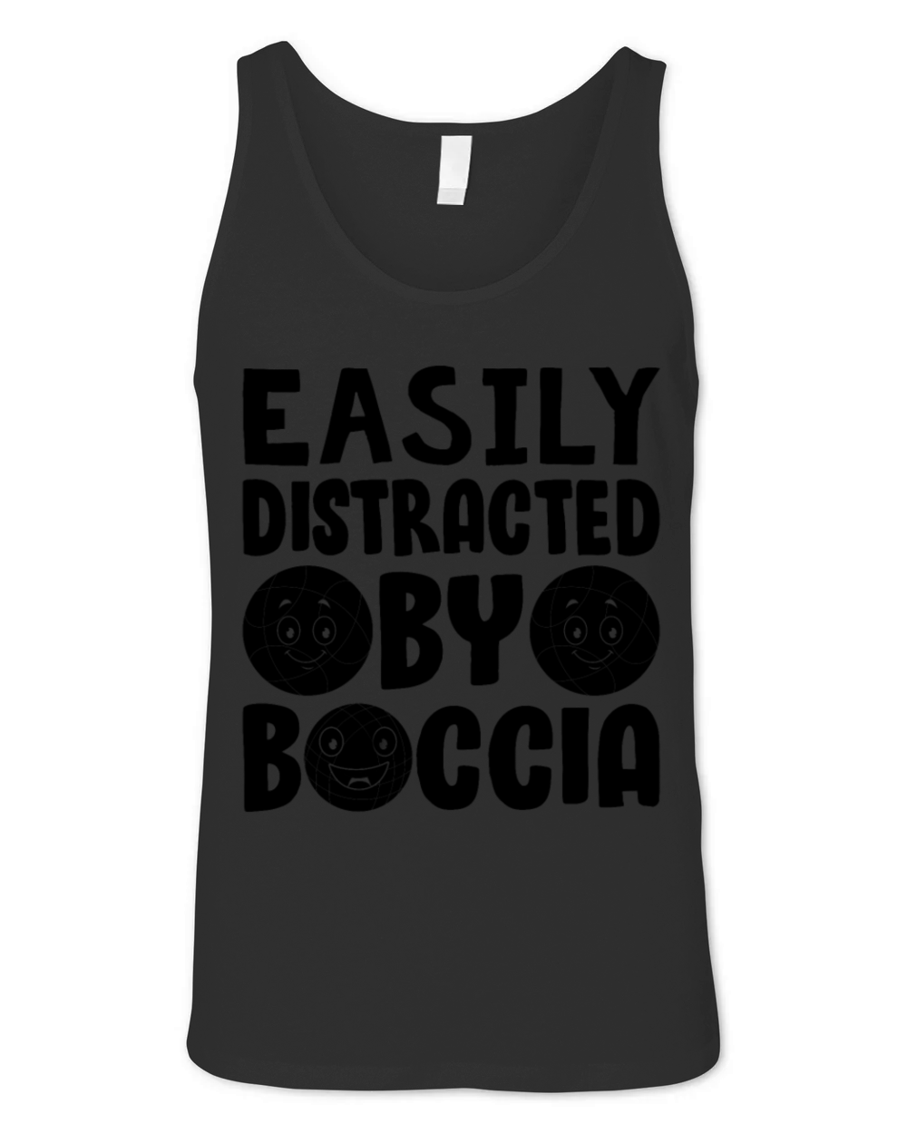 Easily Distracted By Boccia Unisex Jersey Tank