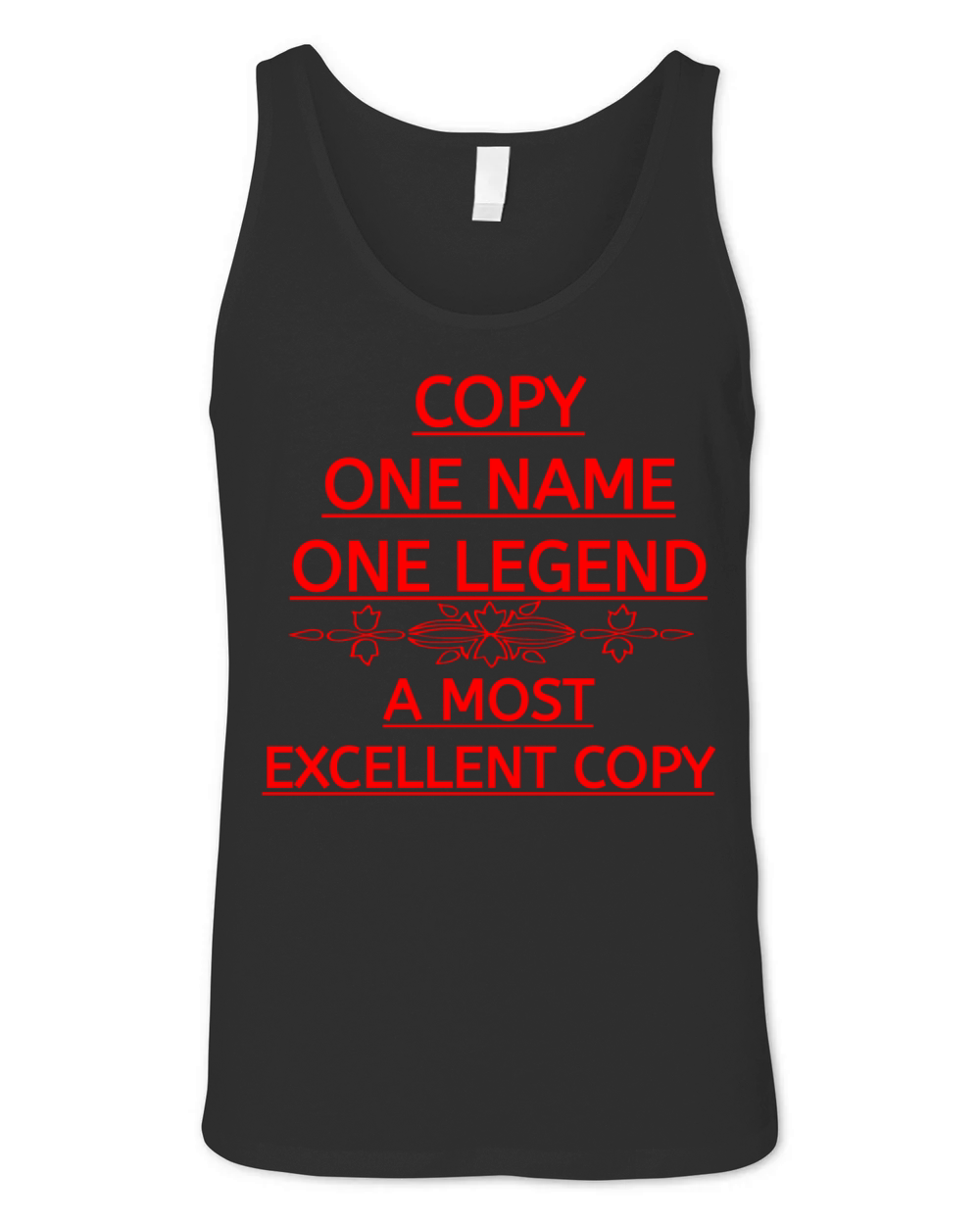 excellent Unisex Jersey Tank