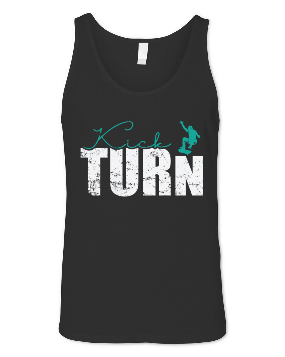 Kickturn Skateboard Unisex Jersey Tank