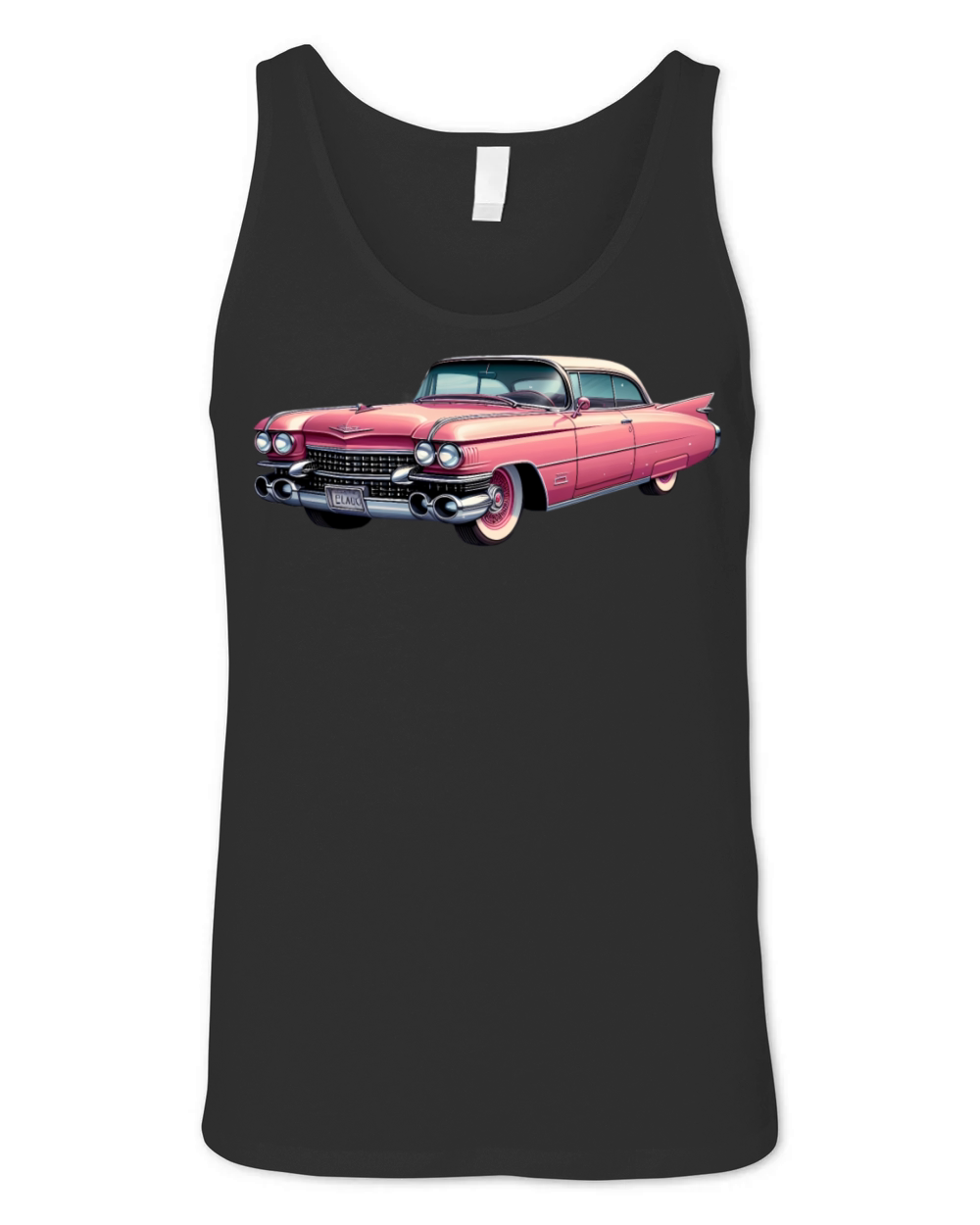 Pink cadillac Unisex Jersey Tank