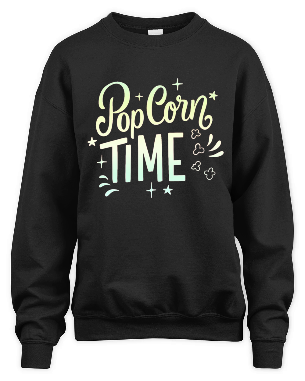POP CORN TIME Unisex Premium Crewneck Sweatshirt