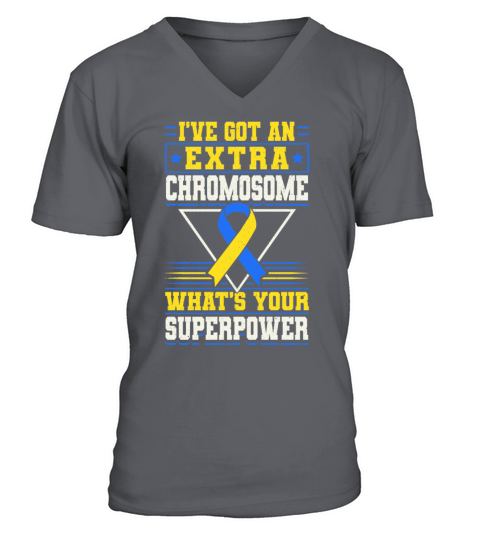 Down Syndrome Awareness Month Ive V-Neck T-shirt