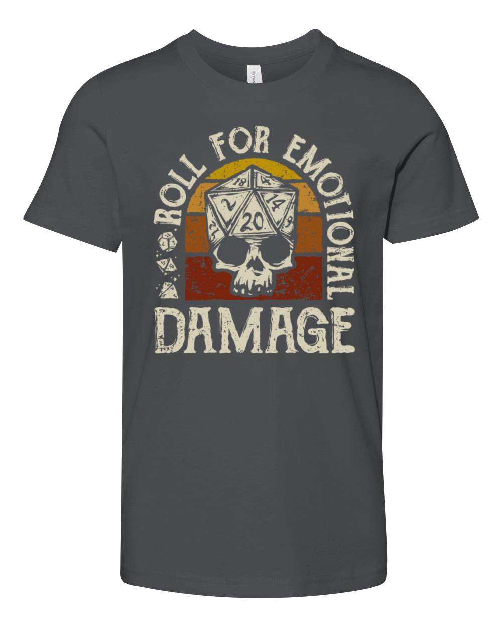 Roll For Emotional Damage Youth Unisex Jersey Tee
