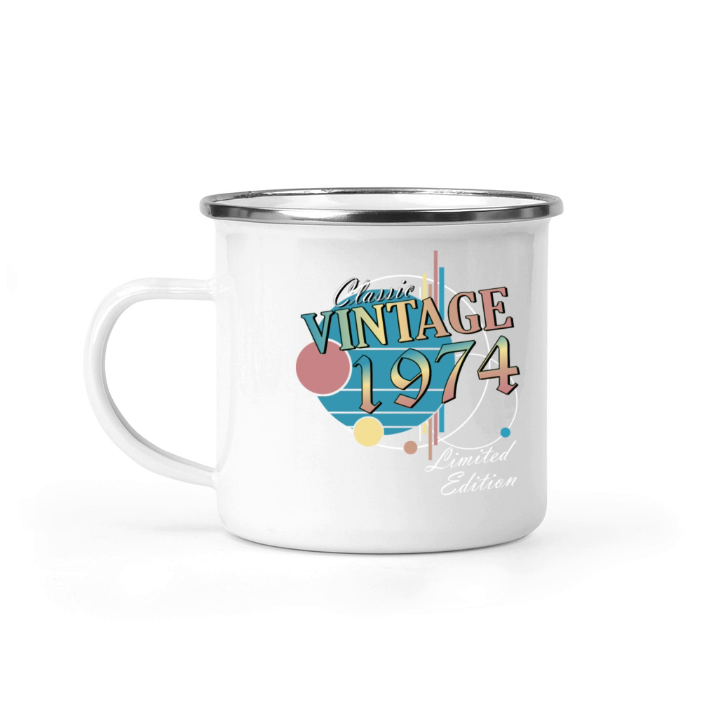50th birthday year 1974 Original 1974 Camping Mug