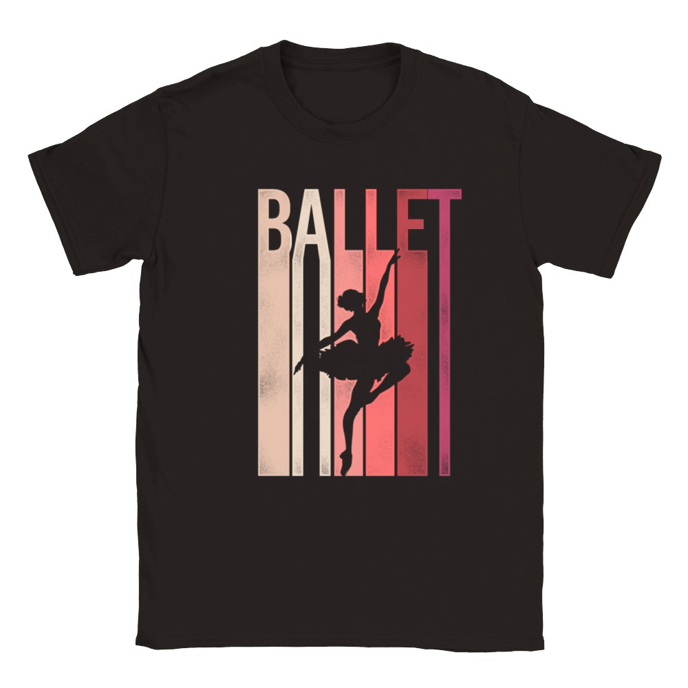 Ballet Dancer Dance Girl Ballerina Classic Kids Crewneck T-shirt