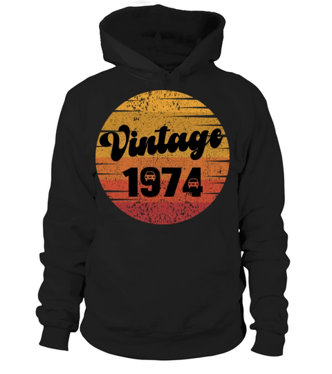 vintage 74s design mug 1974 retro classic car Hoodie Unisex