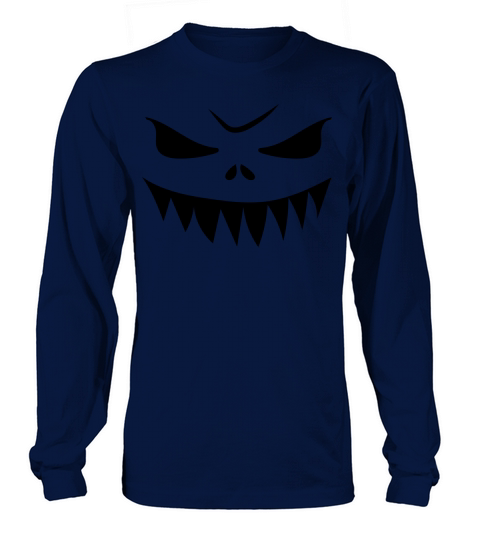 Scary faces halloween (9) Long sleeved Unisex