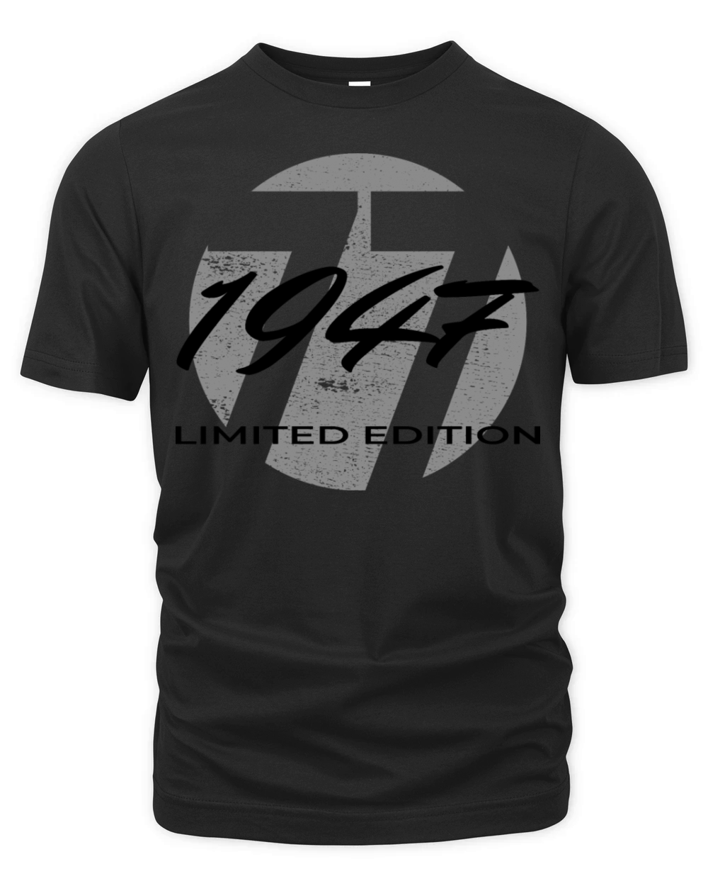 77th birthday men women 77 years 1947 vintage Organic Unisex T-shirt