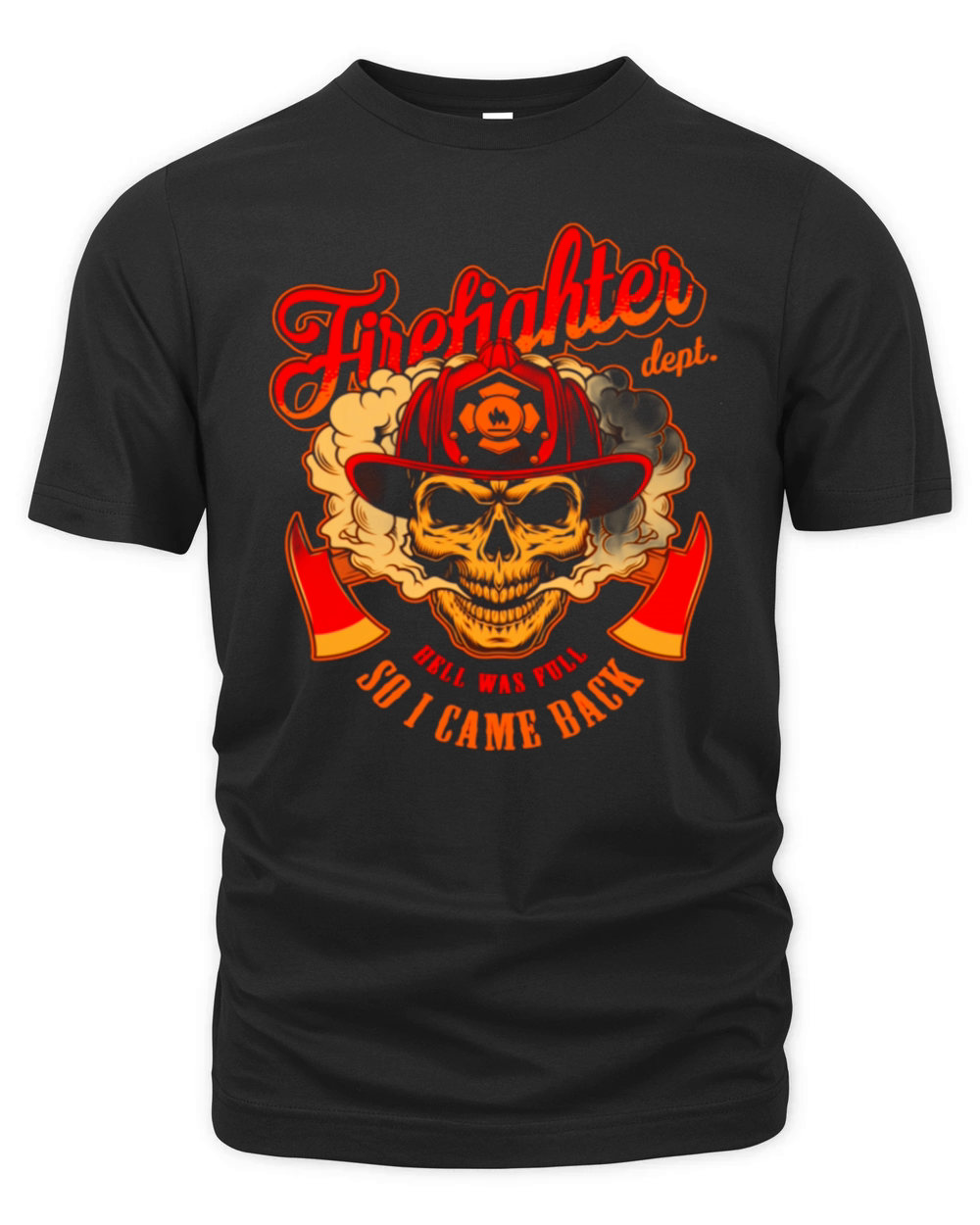 Hell was Full so I Come Back Organic Unisex T-shirt