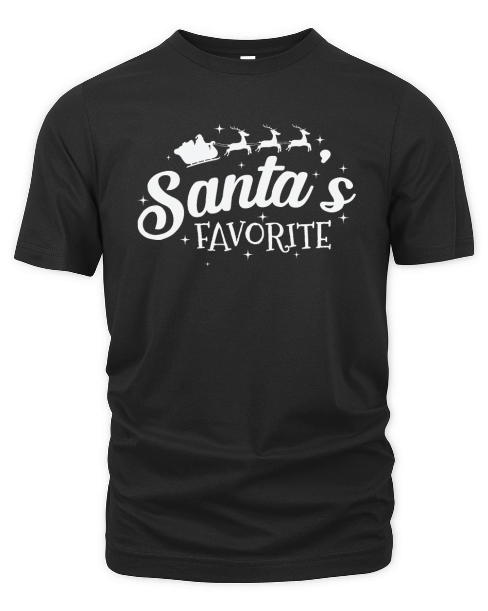 Santas Favorite Christmas Family Organic Unisex T-shirt