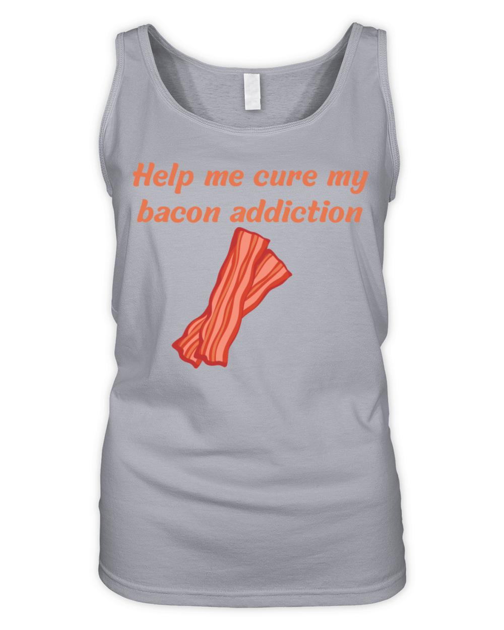 Help me cure my bacon addiction Organic Women's Tank Top