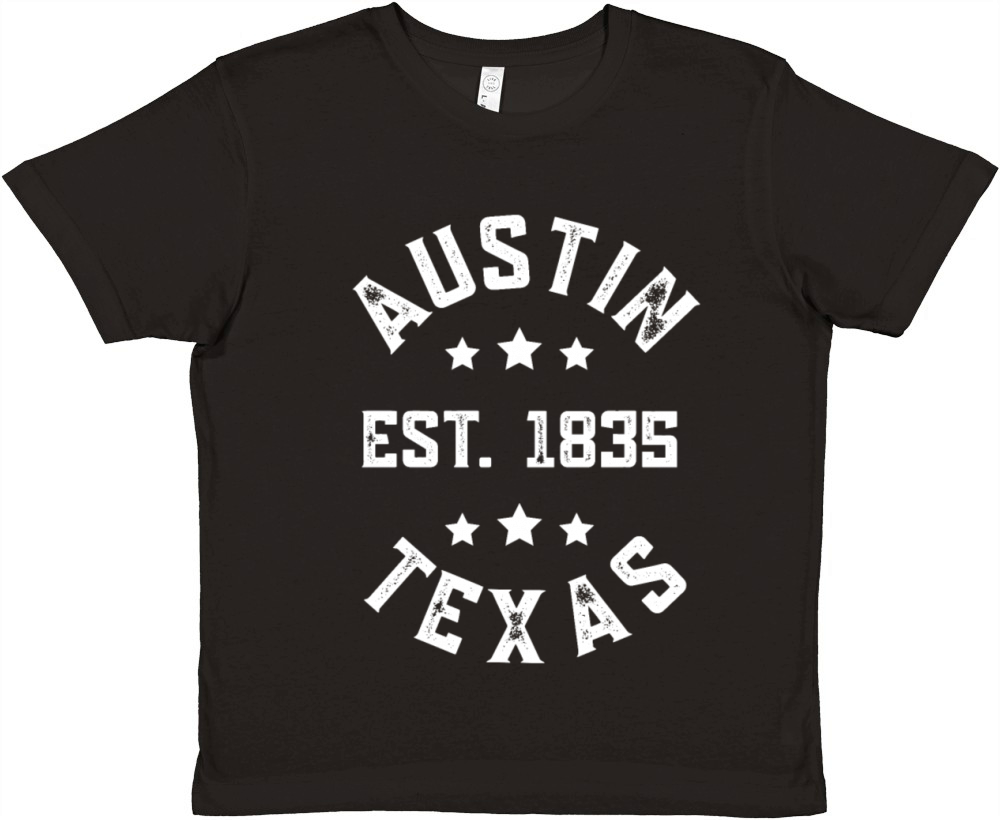 Austin Texas EST 1835 Vintage T shirt Premium Kids Crewneck T-shirt