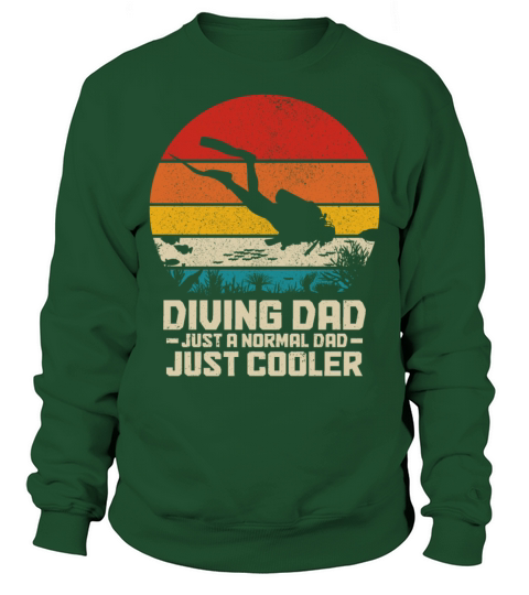 Scuba Diving Funny Vintage Diver Gift Sweatshirt Unisex