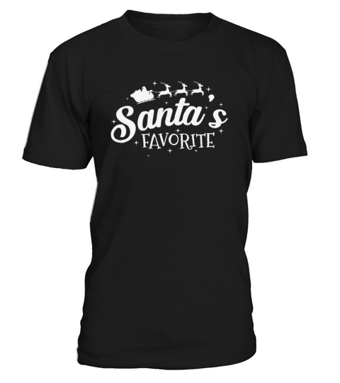 Santas Favorite Christmas Family T-Shirt Unisex