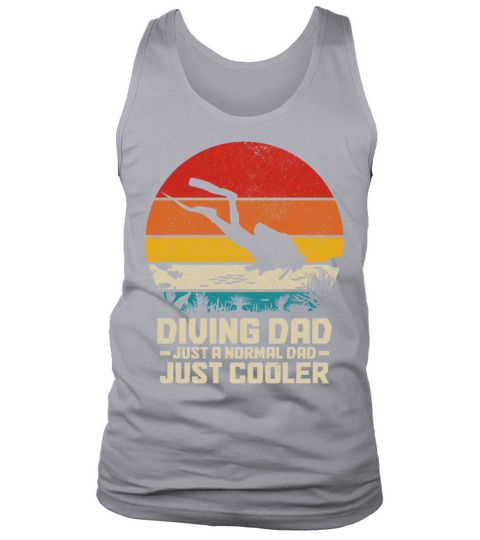 Scuba Diving Funny Vintage Diver Gift Tank Top Unisex