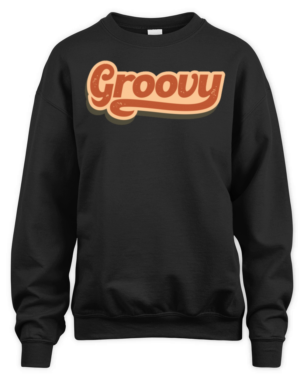 Groovy Vintage Style Unisex Premium Crewneck Sweatshirt