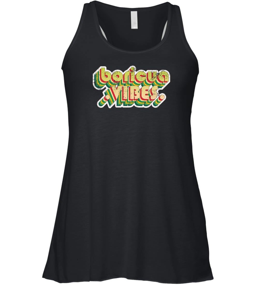Boricua vibes Vintage Women's Flowy Tank Top
