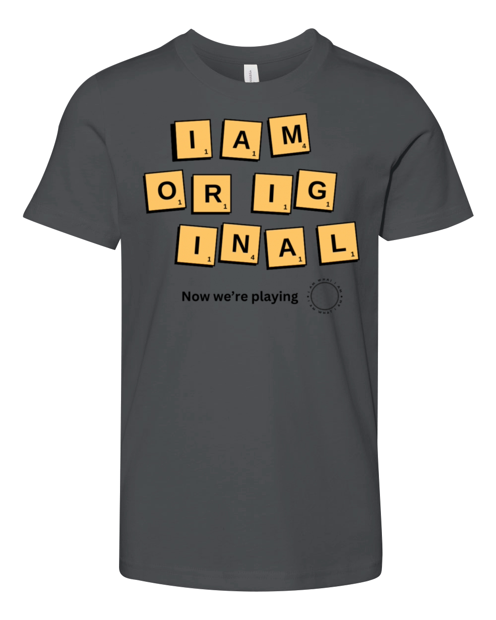 I Am Original Affirmation Apparel Youth Unisex Jersey Tee