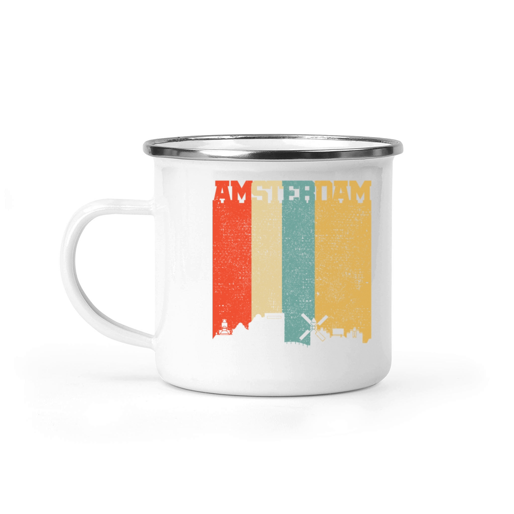 Amsterdam Netherlands Dutch Souvenir Camping Mug