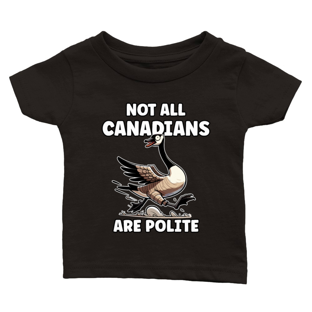 Funny Canadian Goose Quote Canada Meme Classic Baby Crewneck T-shirt