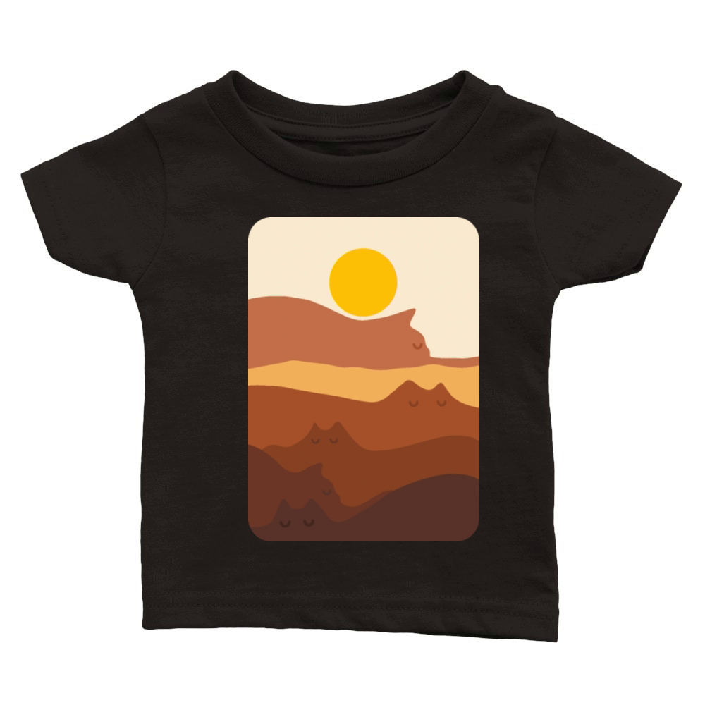 Lying Cat Field Classic Baby Crewneck T-shirt