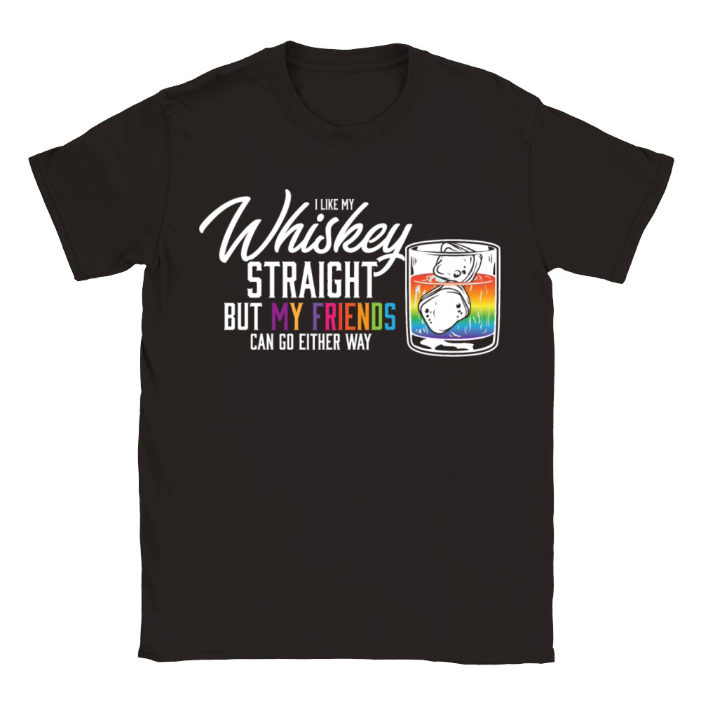 I Like My Whiskey Straight Gender Equality LGBT Classic Kids Crewneck T-shirt