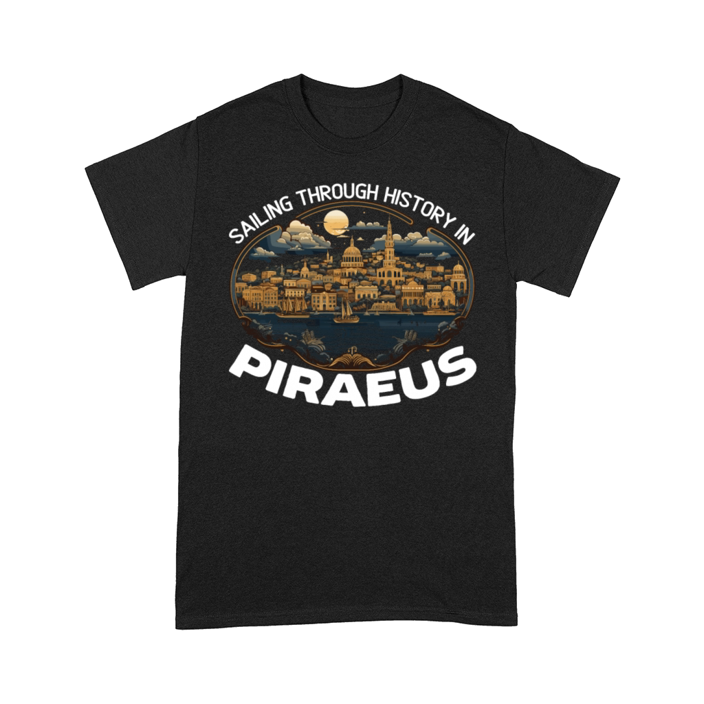 Piraeus Greece Travel Vacation Europe Greek Flag Comfort T-shirt