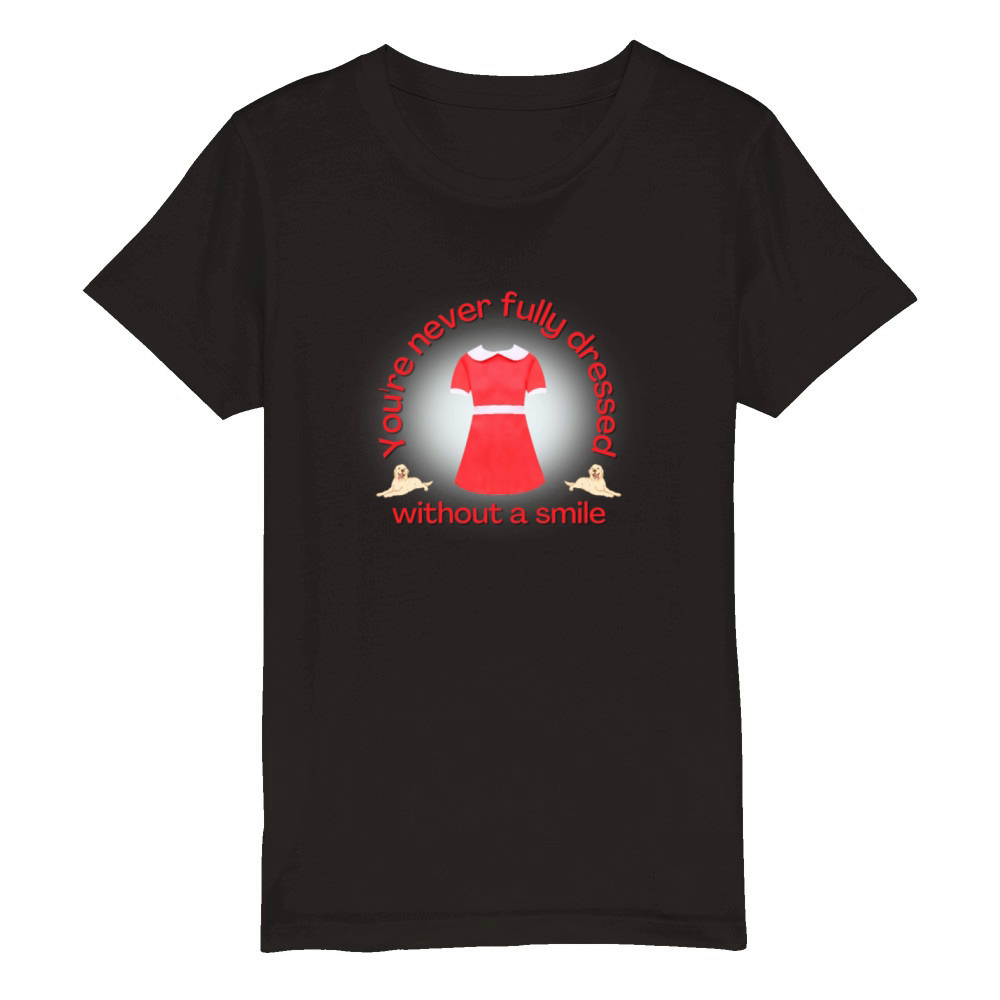 Musical Charm - Youre Never Fully Dressed Organic Kids Crewneck T-shirt