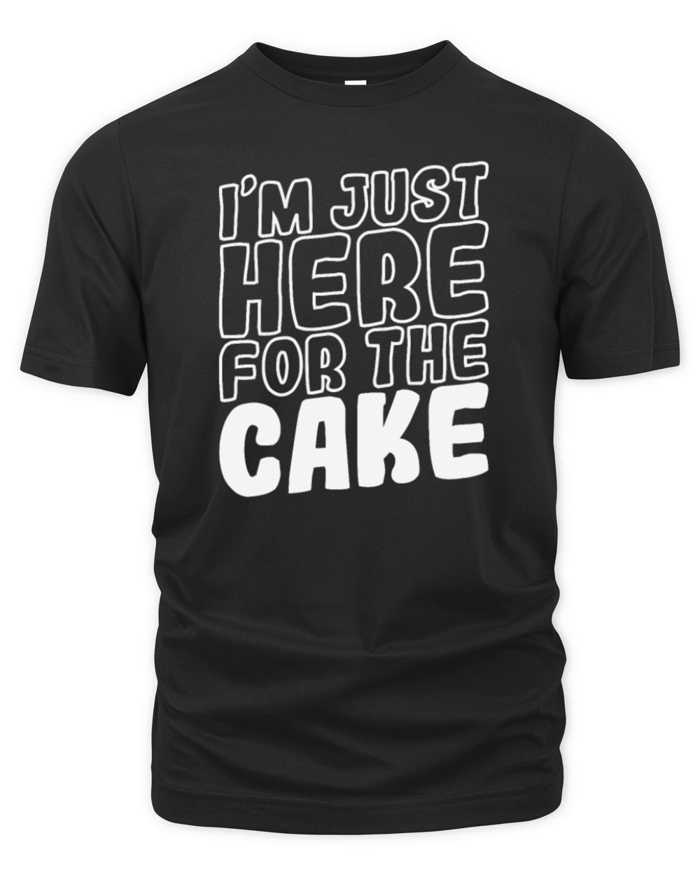 Im just here for the Cake Pie baking Organic Unisex T-shirt