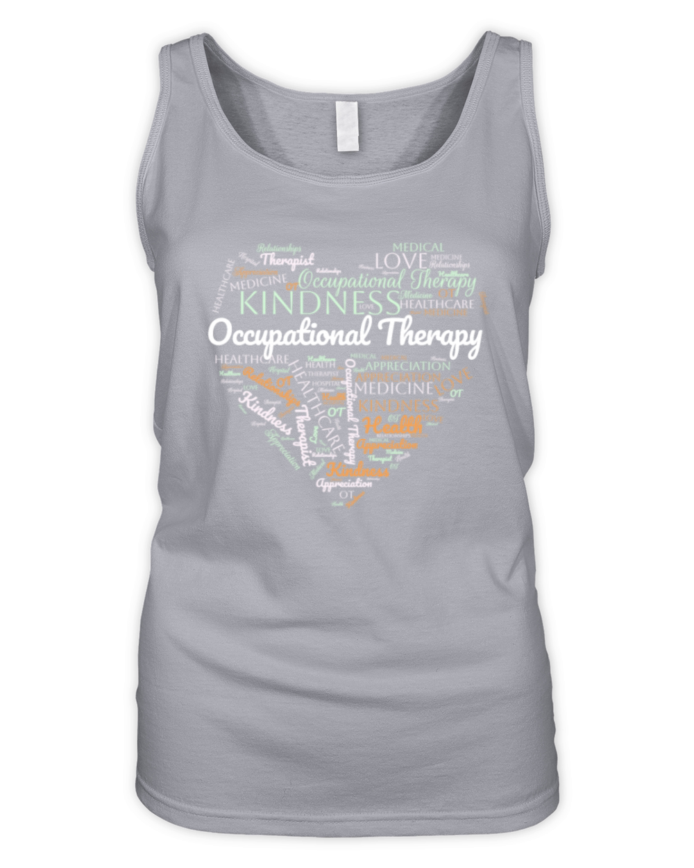Occupational Therapy OT Wordcloud T-shirt Women Organic Women's Tank Top
