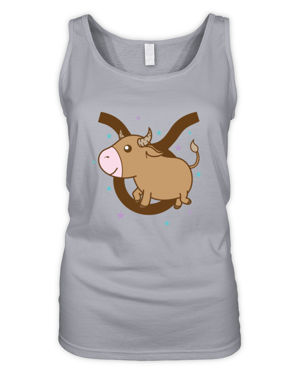 Taurus Zodiac Sign as Animal Horoscope Organic Women's Tank Top