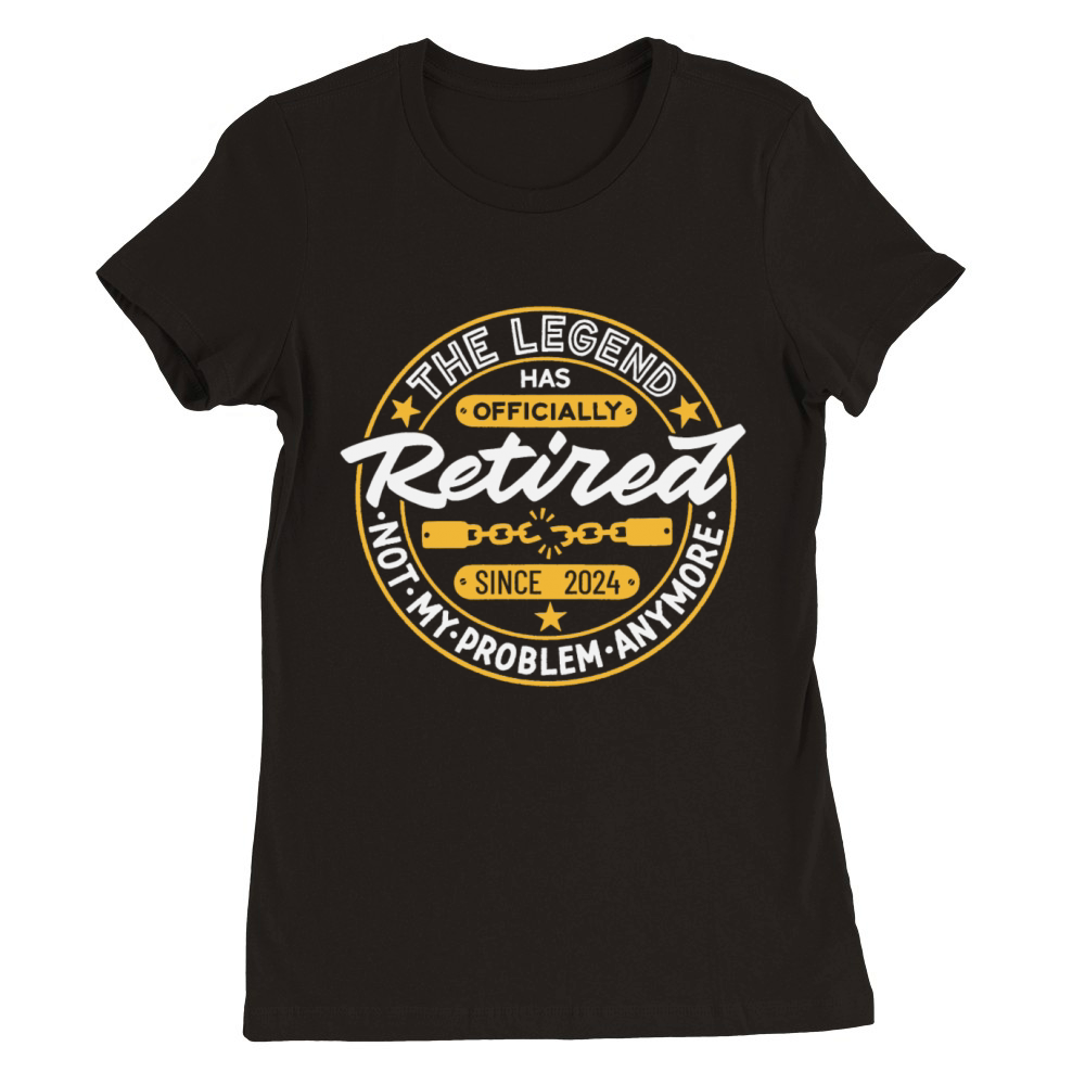 Officially Retired Premium Womens Crewneck T-shirt
