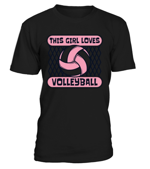 This Girl Loves Volleyball Coach Team Player T-Shirt Unisex