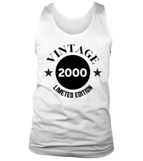 24 Year Old Vintage 2000 Limited Edition Tank Top Unisex