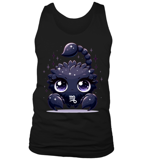 Scorpio Zodiac Unique Artistic Birthday Star Sign Tank Top Unisex