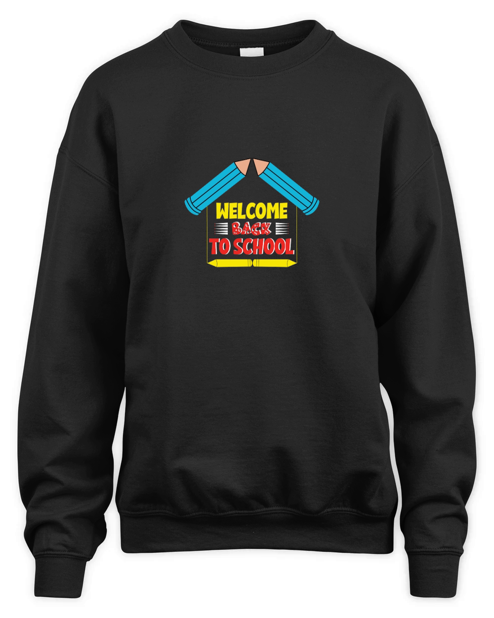 welcome back to school design Unisex Premium Crewneck Sweatshirt