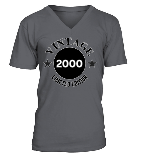 24 Year Old Vintage 2000 Limited Edition V-Neck T-shirt