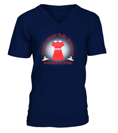 Musical Charm - Youre Never Fully Dressed V-Neck T-shirt