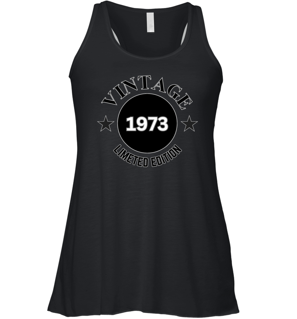 51 Year Old Vintage 1973 Limited Edition Women's Flowy Tank Top