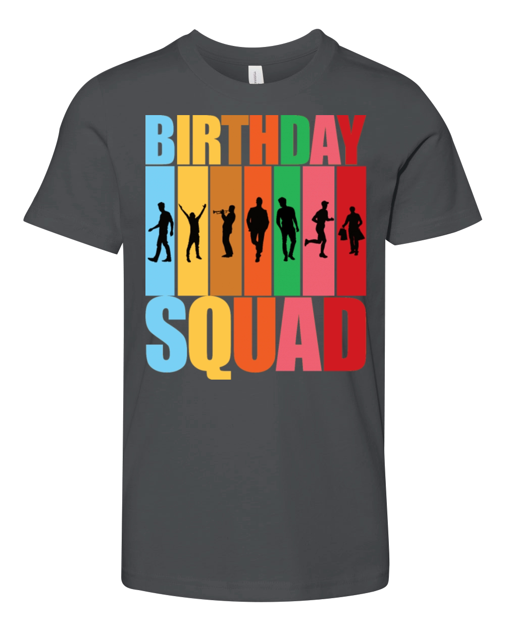 Birthday Squad - Celebrate with Your Boys Crew Squ Youth Unisex Jersey Tee