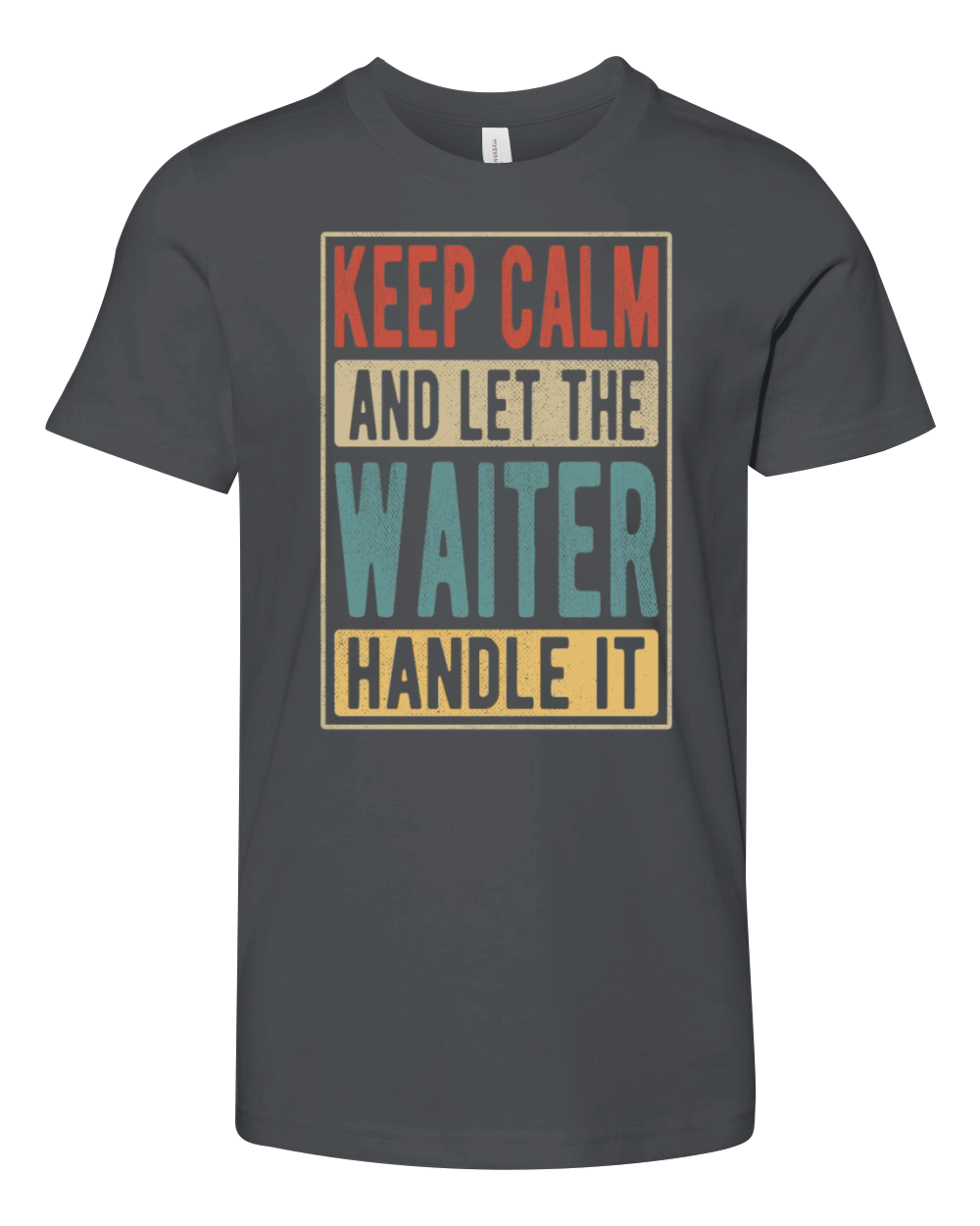 Waiter Retro Gift Youth Unisex Jersey Tee