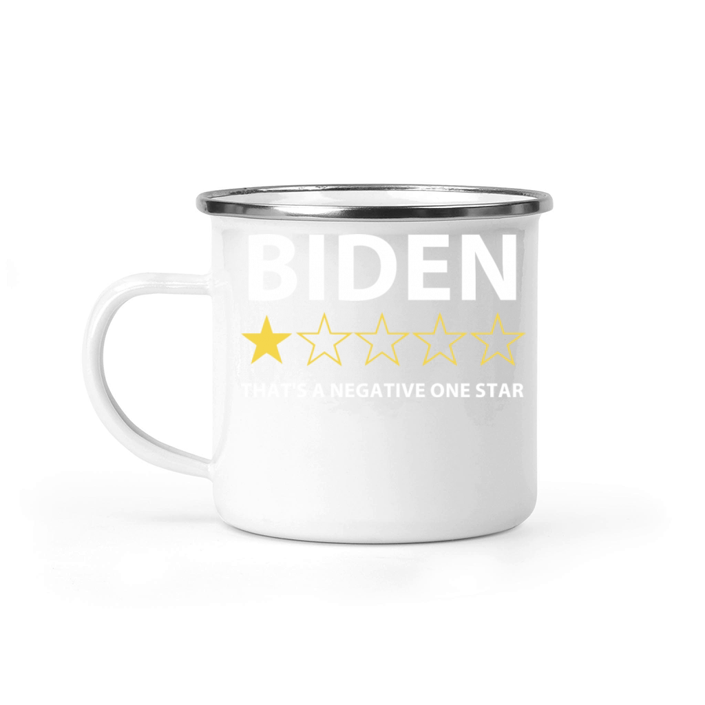 Biden Thats a negative one star Camping Mug