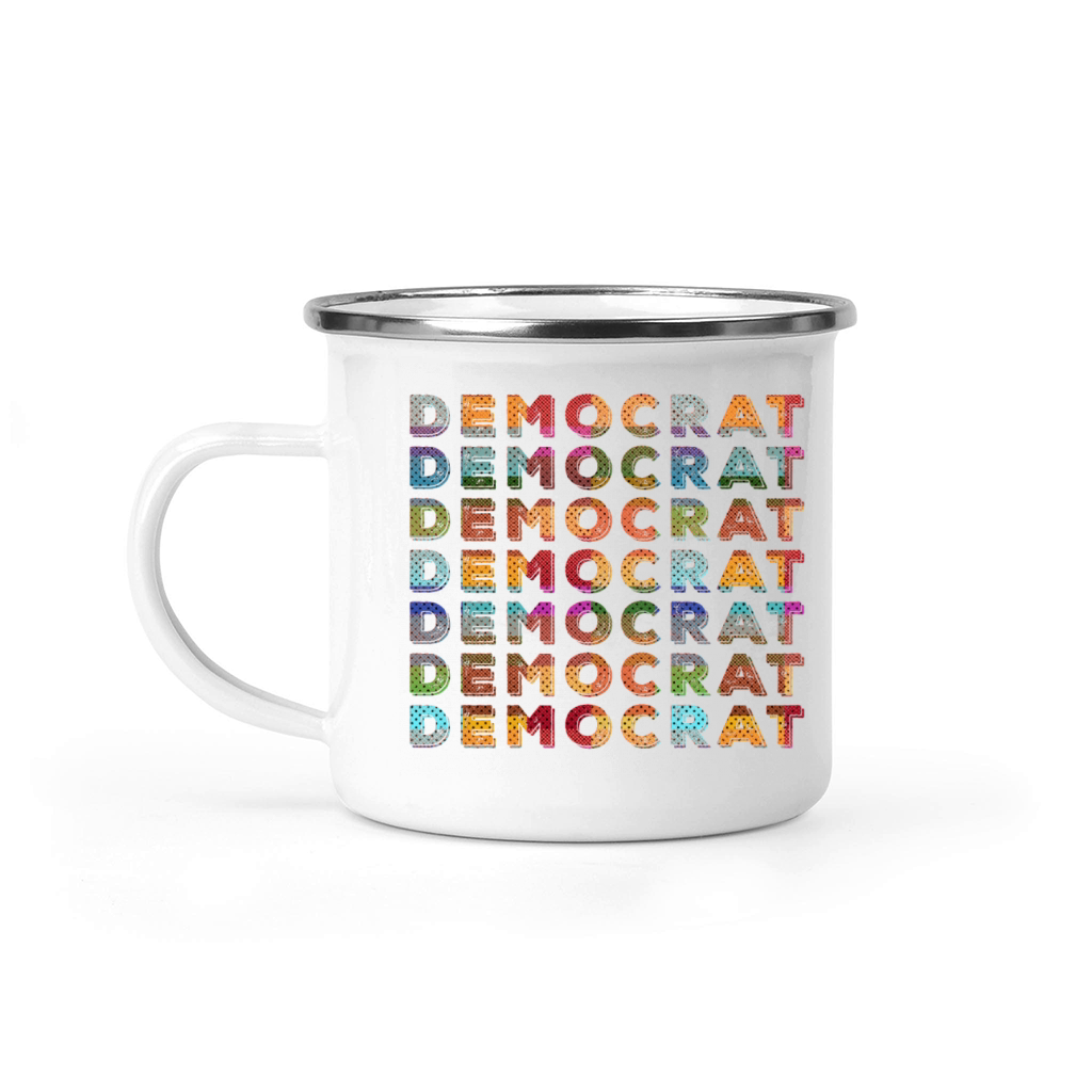Democrat Retro Camping Mug