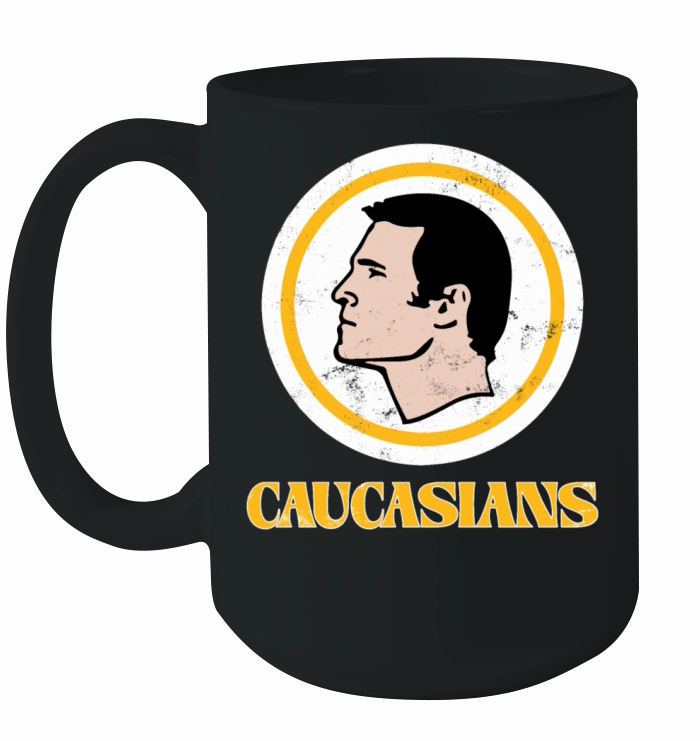 caucasians funny vintage caucasians pride Ceramic Mug