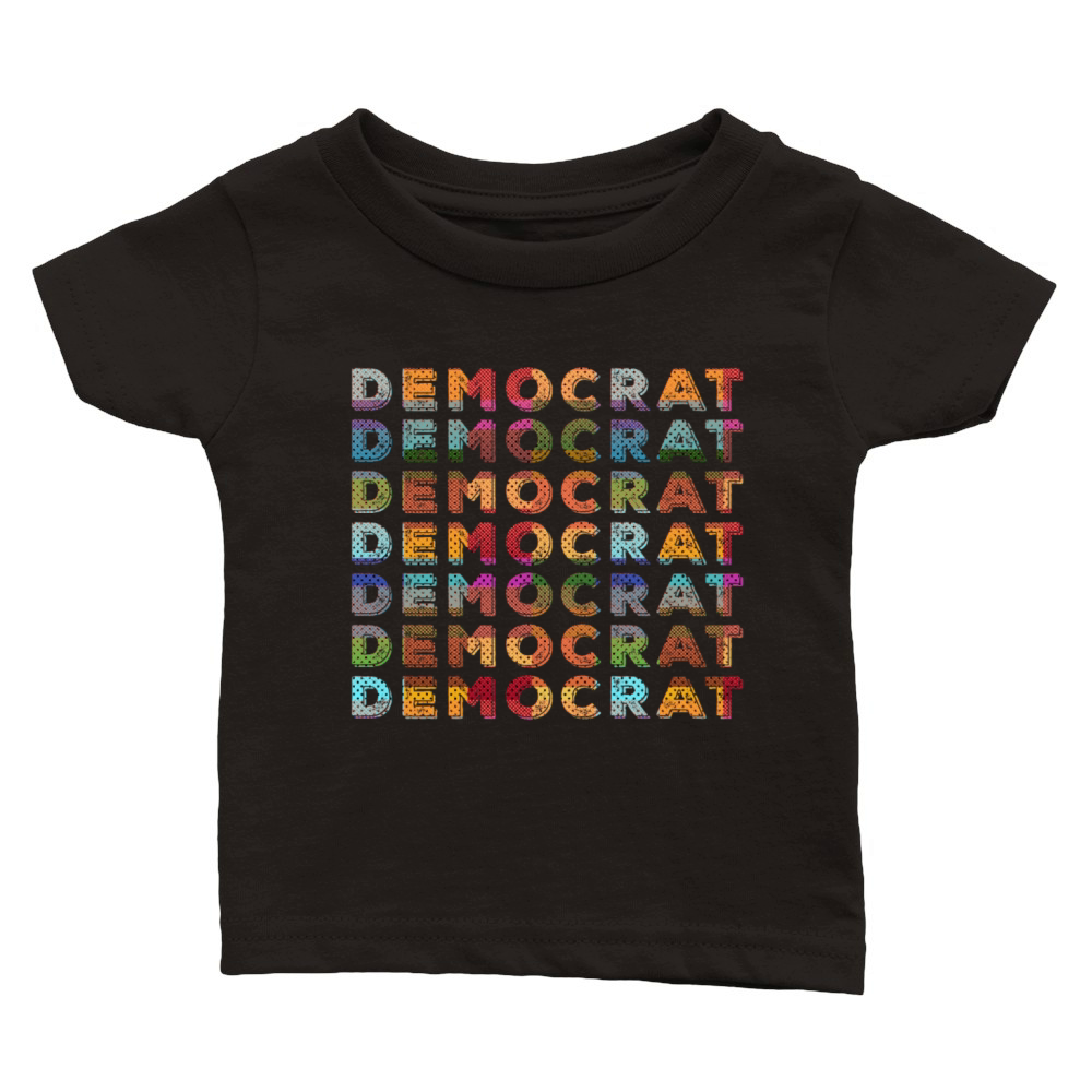 Democrat Retro Classic Baby Crewneck T-shirt